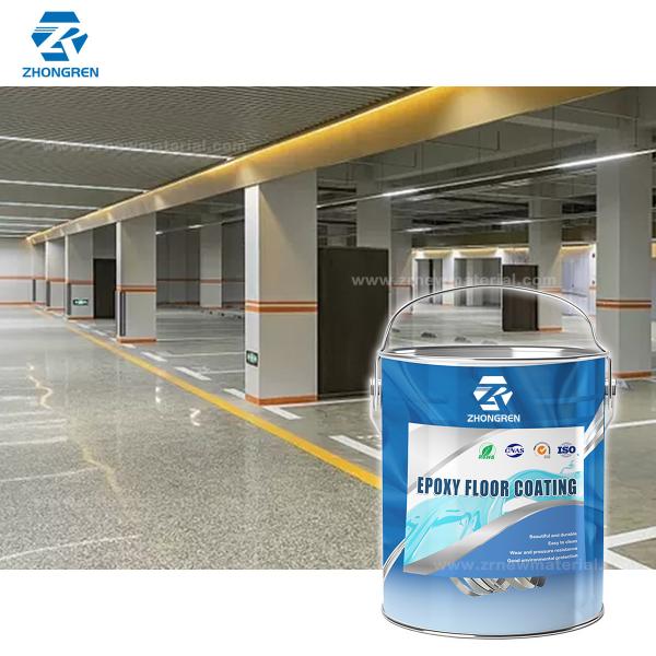 Couche en poudre anti-statique couche de sol époxy pour les surfaces en béton de garage