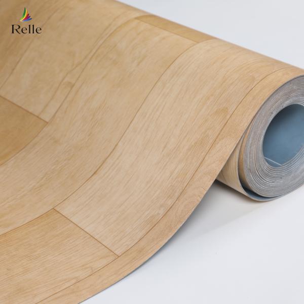 Relle Waterproof Vinyl Roll Lightweight Heterogeneous Flooring 1.2mm-5mm Thickness
