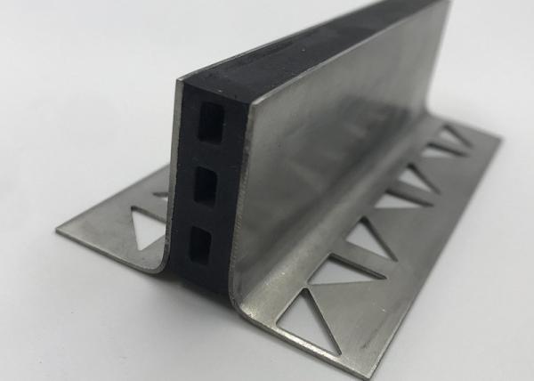 Ceramic Flooring 10mm Aluminium Movement Joint For Stone Floors