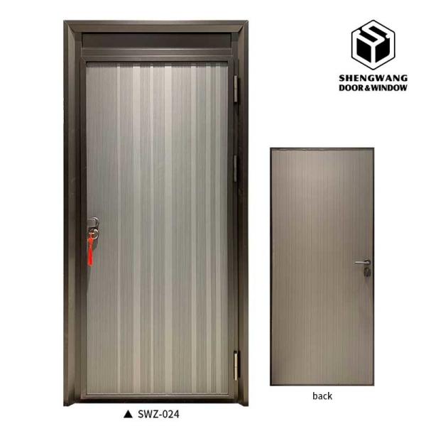 Silvery Fireproof Interior Door 45 MM Thickness Customized Color OEM & ODM