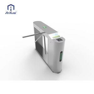 Semi-Automatic Vertical Tripod Turnstile with 600mm Passage Bi-Directional Access and Stainless Steel Construction