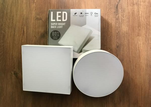 16 W Rimless LED Slim Panel Light / 120MM SMD2835 6500K Round Panel LED Light