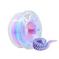 Impresora 3D Filamento de seda Tricolor Rosa Rojo Azul Blanco 1000g Precisión dimensional +/- 0.02mm