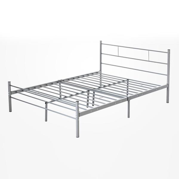 15.5kg Metal Double Bed 1490*300*110 Mm Optional Colour With Headboard