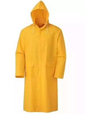 1pc Long Hi Vis manteau de pluie respirant pleine longueur Hi Vis manteau de pluie pour les travailleurs