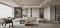 Diseño de la casa entera cremosa contemporáneo Beige Muebles para el hogar Diseño de gabinetes de cocina