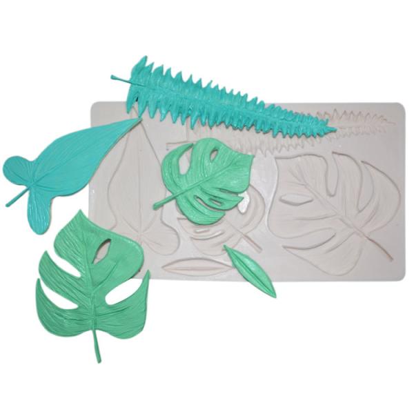 Silicone Baking Utensils Cake Decoration Tool Leaf Shape Silicon Molds Fondant Cake Decoration