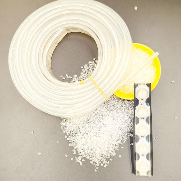 TPU Thermoplastic Elastomer Pellets Industrial Plastic Granules For Extrusion Molding Pet Toy Material High Transparency Material Soft And Flexible