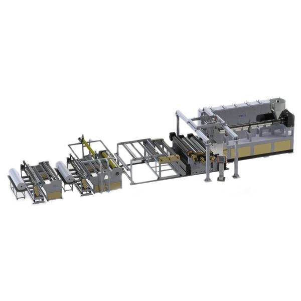 Ligne d'extrusion de film moulé en plastique EVA 2200 mm pour le verre de sécurité automobile