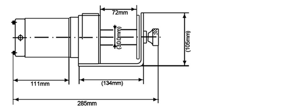 Wire Rope Electric Winch Hoist 12V 24V 2000lbs OEM / ODM Accepatble Fast Delivery