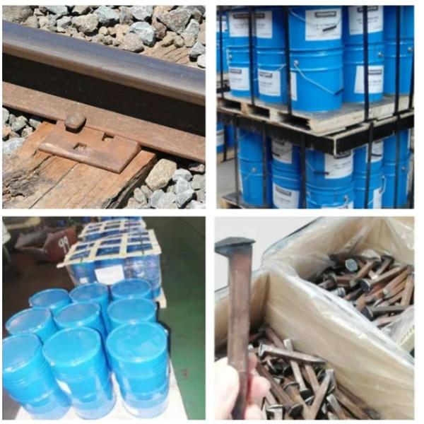 Q235 45 Piquette de voie ferrée en acier pour chemin de fer