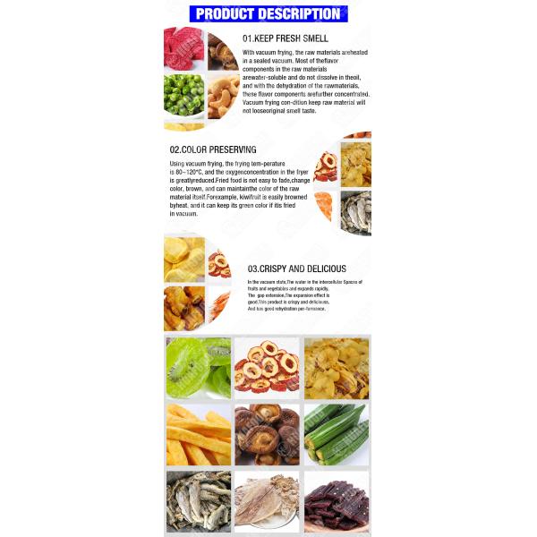 Factory Price Vacuum Fried Okra Chips Making Machine 50kg/pot Vegetable And Fruit Vacuum Fryer Machine