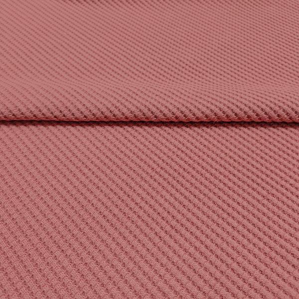 Eco Friendly Organic Cotton Recycled Polyester 3*3 Waffle Women Top Fabric