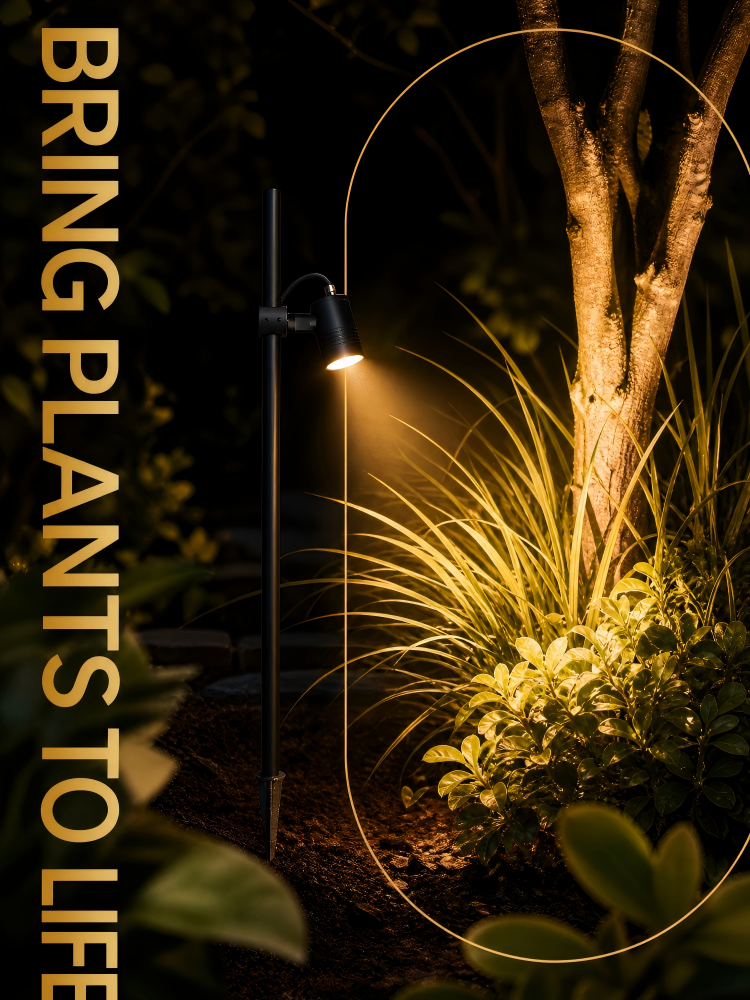 5W LED Garden Lights Spike Spotlights With Adjustable Beam For Pathway Landscape Lighting