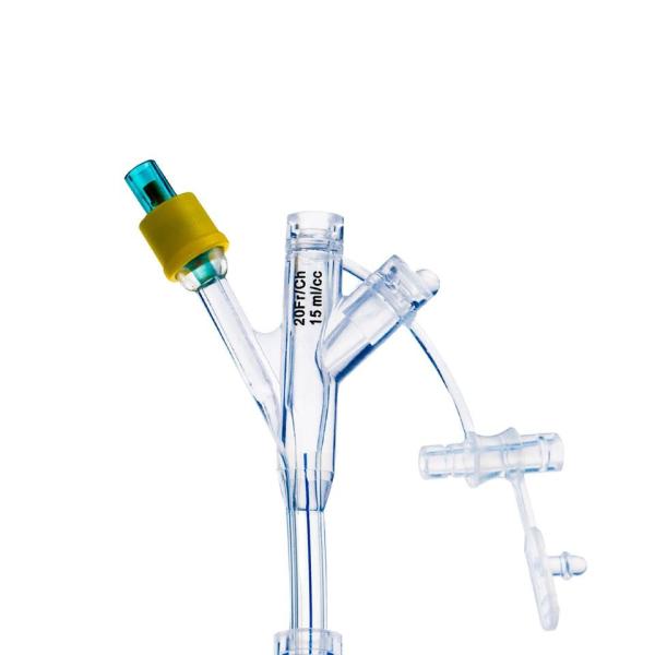 Измерение 100% глубины устьица питательной трубки Gastrostomy силикона 20Fr легк