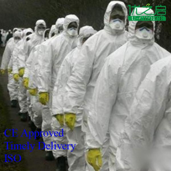 Breathable Polypropylene Disposable Coveralls , Full Body Disposable Coverall Suit