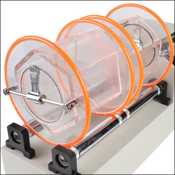 metal del ABS del vaso del pulidor de la joyería 16kg con el barril doble del contador de tiempo