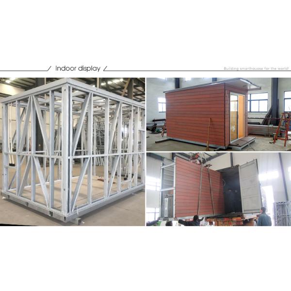 Hogar ligero del día de fiesta de la estructura de acero/estudio prefabricado del jardín para la vida del día de fiesta