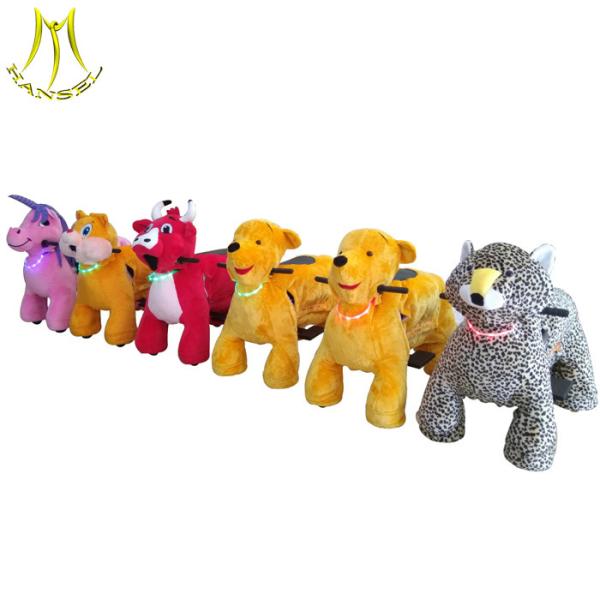 Hansel hot selling kids battery powered electric animal scooter ride