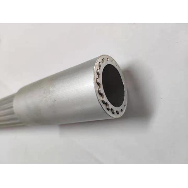Serrated Round Pipes Industrial Aluminum Profile For Telescopic Products