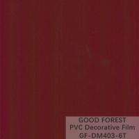 Film lumineux de grain en bois de boursouflure de peinture de film décoratif de PVC d'ODM