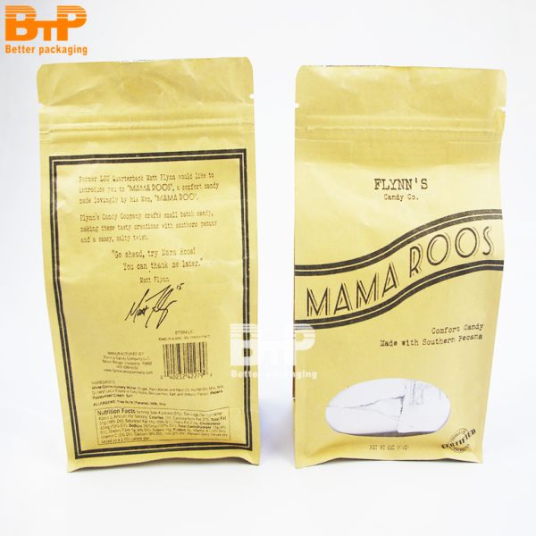 Custom Seed Packets Tomato Seeds Three Side Seal Paper Laminated Packaging Bag