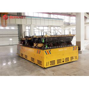 1-500T Load Capacity Trackless Transfer Cart For Plant 12 Months Warranty