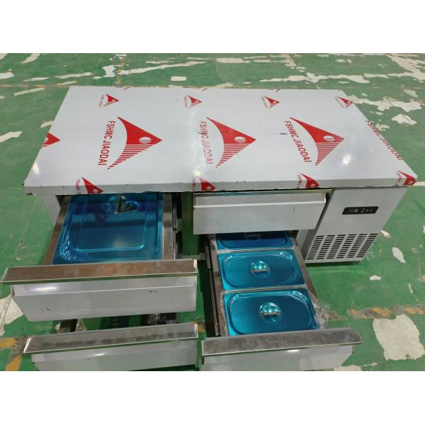 Customized Drawers Counter Top 4-drawer Under Counter Chiller