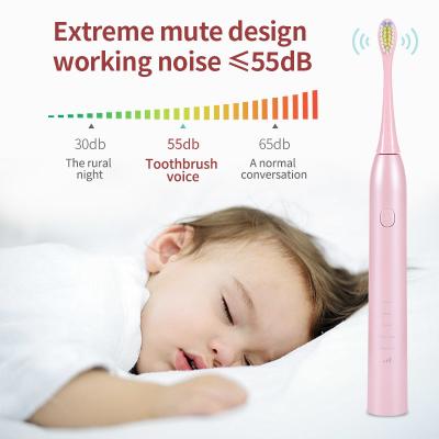 15 Modes Rechargeable Electric Toothbrush With 800mAh 14500 Lithium Battery