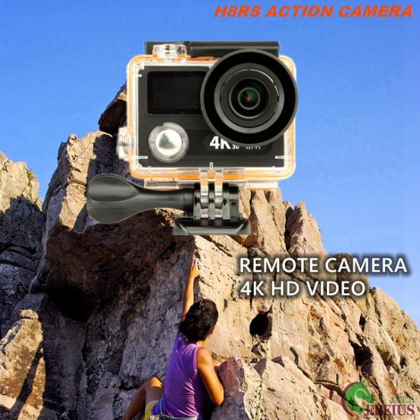 HD WIFI Sports DV Head Mounted Video Camera H8RS 4K 2.4G Remote For Extreme Sports