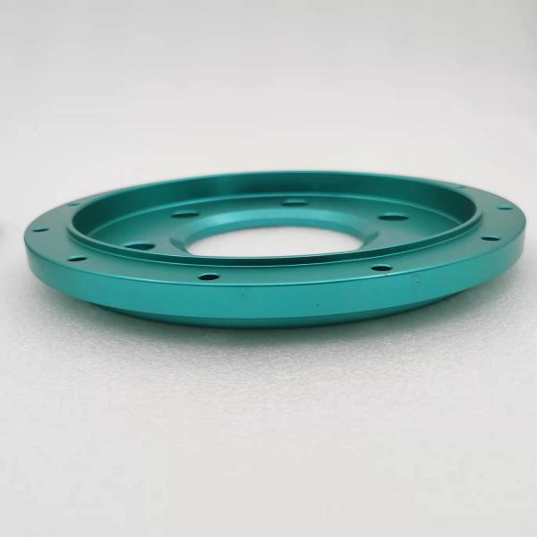 Aluminum 7075 Center brake disc bell Anodic Oxidation Turquoise Blue