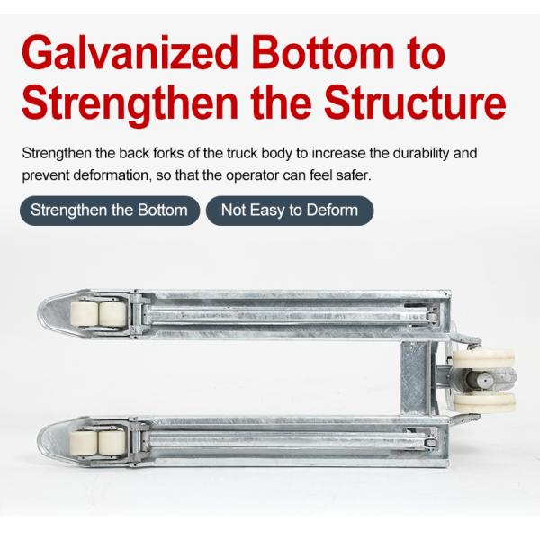 Sinolift China NAG Diseño de trabajo pesado galvanizado y acero inoxidable pallet de mano jack o camión