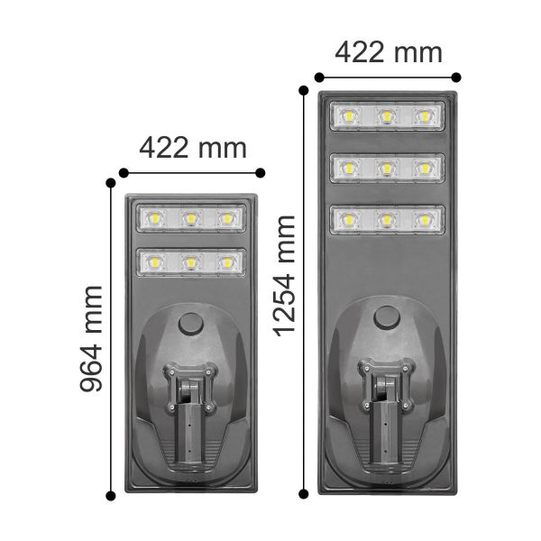 Solar Street Lights Designed for Outdoor Solar Powered Ultra Bright LED IP65 Waterproof Dustproof with Manual Control and Certified
