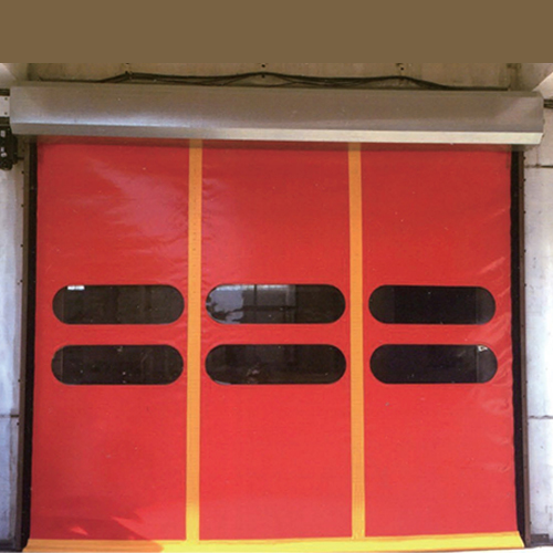 Professional Customized Remote Communication Opening Method High Speed Zipper Door For Logistics Center