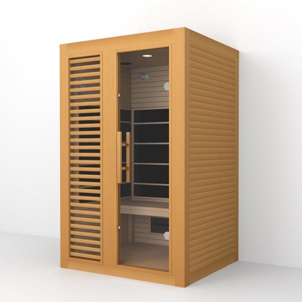 Negative Detox Therapy 2 Person Infrared Sauna Energy Efficient With Led Light