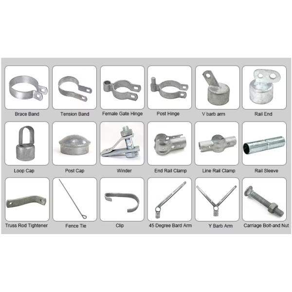 Hot Dipped / Electro Galvanized Cyclone Wire Mesh Garden Security Fence Chain Link Fence