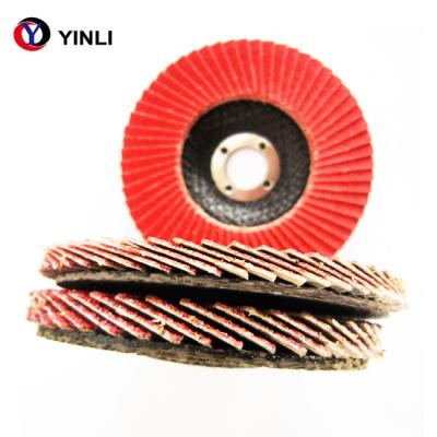 Tipo cerâmico industrial revestimento protetor de Grit Flap Disc T27 da faixa 40 da fibra de vidro