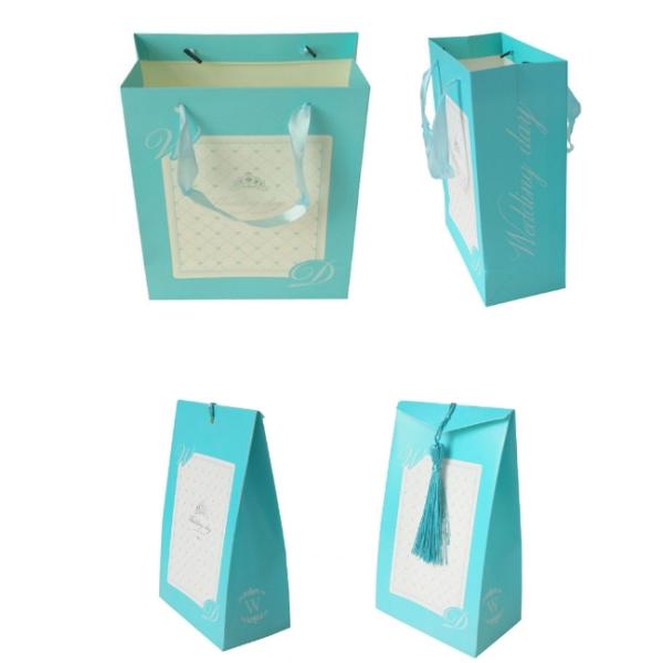 Крона утюга серебряная напечатала бумажные мешки Eco дружелюбный бумажный подарок кладет 35g/Pcs в мешки