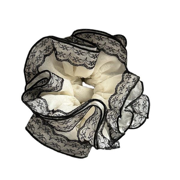 Heavy Industry Design Organza Lace Hair-Band Scrunchies Hair Accessories