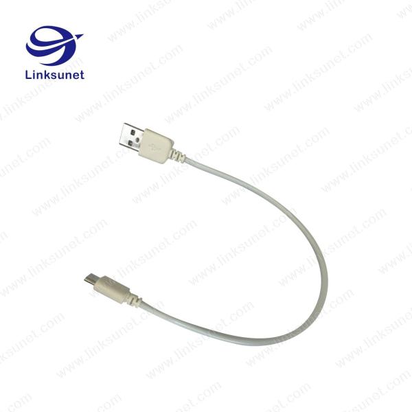 USB - A - M color cable UL94 - V0 and ul2725 tinned copper wire harness for computer