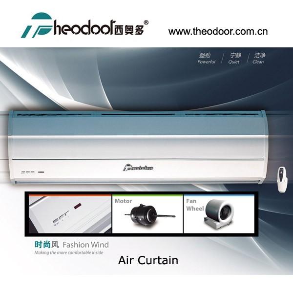 2024Modelo de cortina de ar FM-3509-L/Y para porta comercial e de hotel com controle remoto CE, UL Certificado