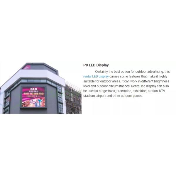 COB Advertising LED Screens , Outdoor Electronics Digital Led Billboard IP65 advertising led screen