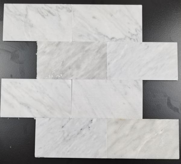 White Marble Mosaic Tile 300x300mm Self-Adhesive Wall Decor