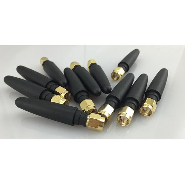3 Dbi Omni Directional Straight Head WiFi Antenna SMA Male GSM / 3G 824 - 2100 Mhz