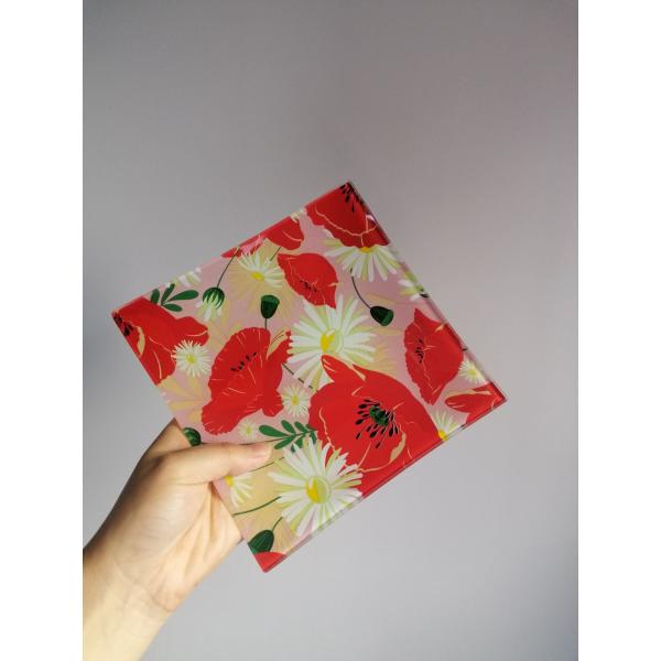 Подгоняйте плиты обедающего кактуса Ins цвета квадратные стеклянные