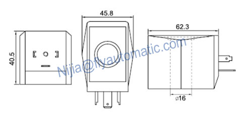 AB510 Pneumatic Water Solenoid Valve 12V , Gas / Oil Solenoid Valve Coil