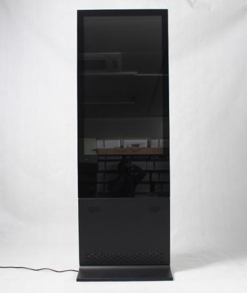 Black 55 Inch Double Sides Digital Advertising Signs , LCD Digital Signage For Museum