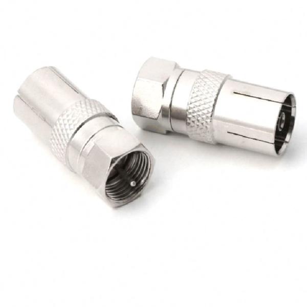 Conector F de conector masculino para conector feminino Adaptadores RF coaxial tipo N