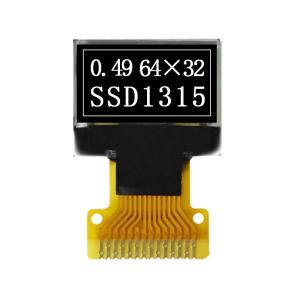 Resolução 64x32, Pm Oled 0,49 polegadas, Interface IIC, módulo de exibição Oled