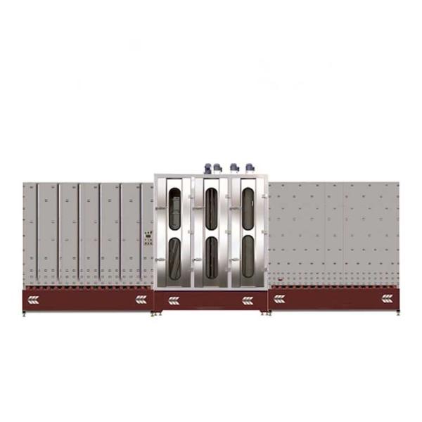 Insulating glass vertical washing machine with open top